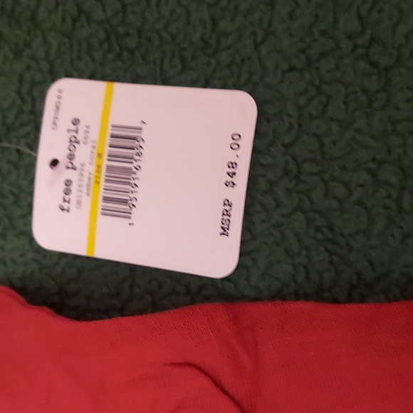 Free People NEW Last Rose Bodysuit Amber Coral Medium - Picture 5 of 11